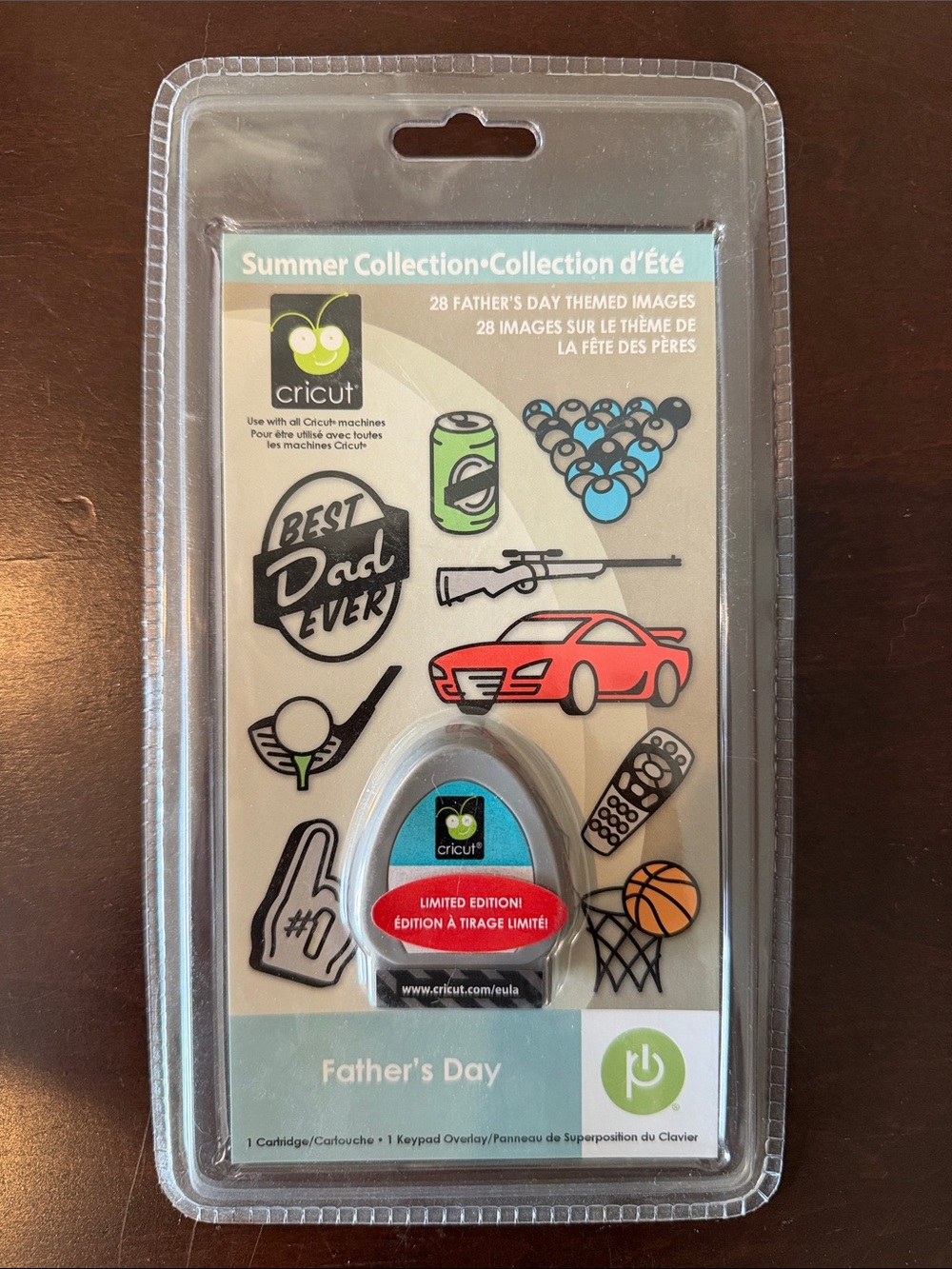 Cricut Father's Day Summer Collection Cartridge NEW